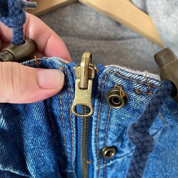 Vintage Current Seen Heavy Denim Dolman Sleeve Jacket - Picture 7 of 9